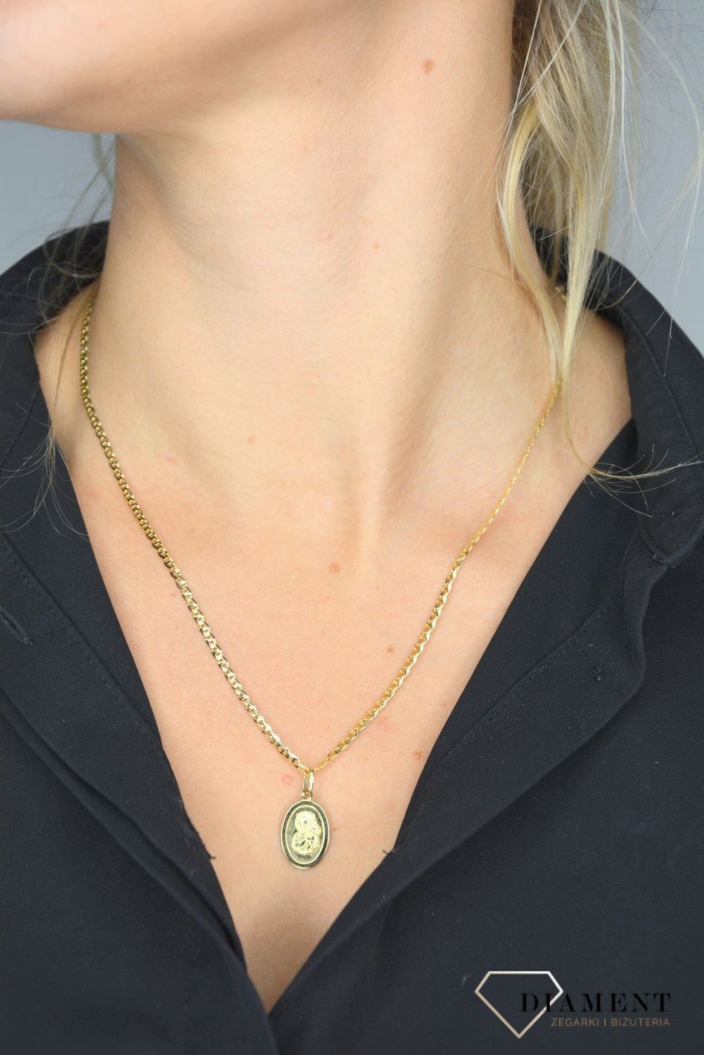 Złoty łańcuszek 585 marina 2,5 mm BKŁ000000-438 2,5mm.jpg